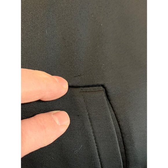 Under Armour, Men Large Loose Cold Gear Black Sweatshirt Hooded Kangaroo Pouch P - Picture 10 of 11